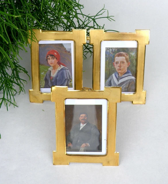 Antique Bronze French Picture Frame Beautiful Form