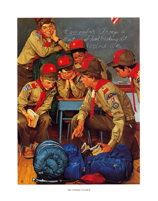 Vintage 1988 Joseph Csatari Boy Scouts of America The Patrol Leader Troop 4