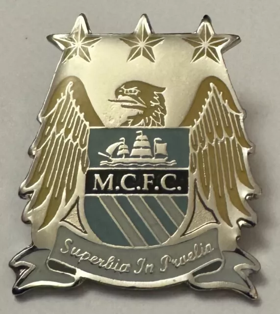 Manchester City Nice Large Collectable Football Club Pin Badge