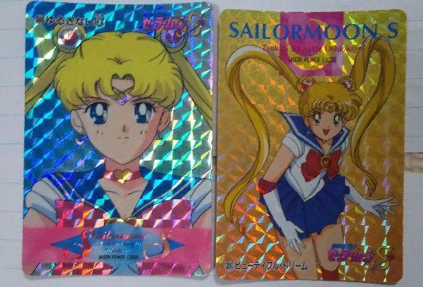 36 Sailor Moon Kira Holo Card Seal 2 sheets