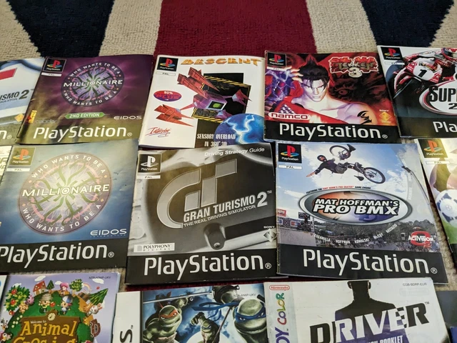 Playstation Ps1 ps2 Wii Gameboy 360 DS Manual Only Bundle Job Lot 3