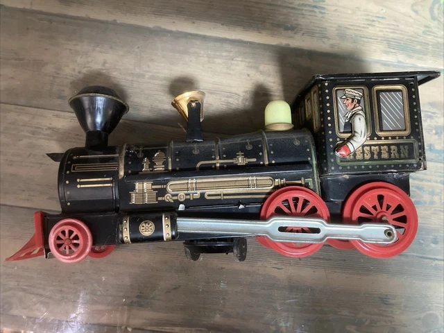 JOUET ANCIEN tôle mécanique Lot CR ECLAIR trains et wagon
