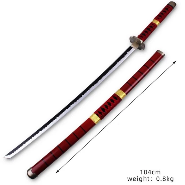ONE PIECE ZORO Roronoa Sandai Kitetsu Wooden Sword Anime Costume