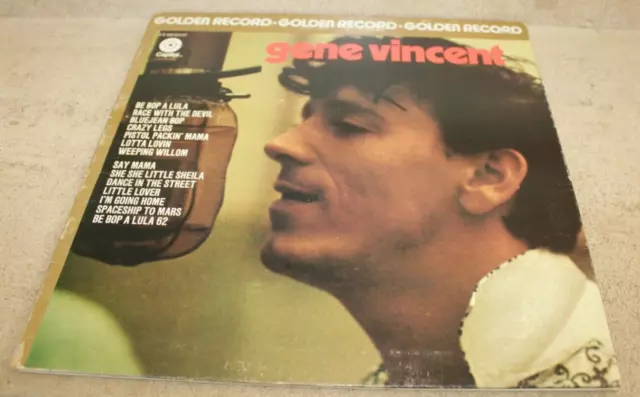 double Lp vinyles 33t /  Gene Vincent – Golden Record (1977)