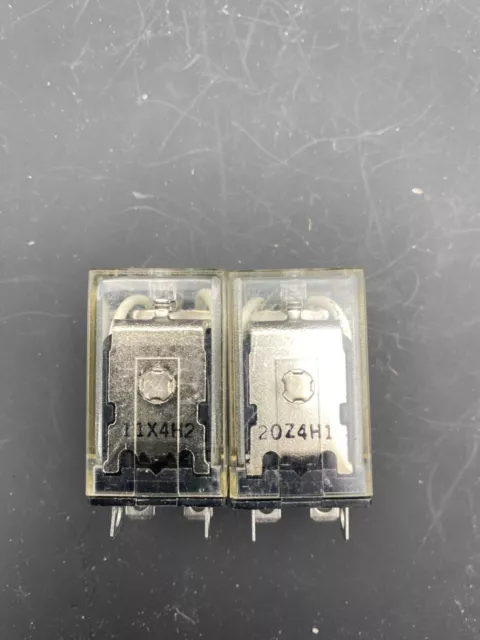 Lot Of 2 Omron Ly2 24 Vdc Relay 2