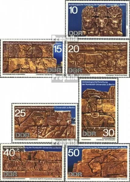 DDR 1584-1590 (kompl.Ausgabe) gestempelt 1970 Archäologie