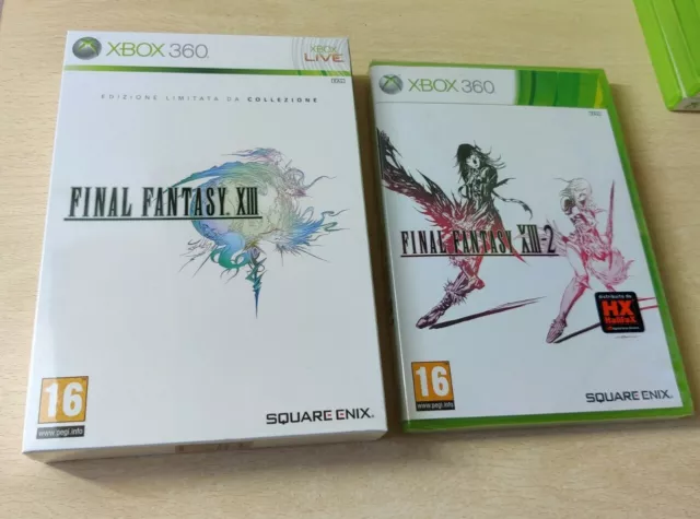 Final Fantasy Xiii Collector's + Xiii-2 - Xbox 360 Italiano Nuovo Sigillato