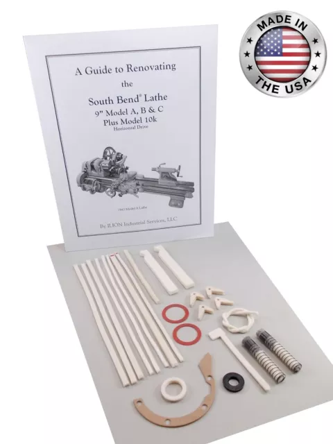 South Bend Lathe 10K - Rebuild Manual and Parts Kit (Light 10)