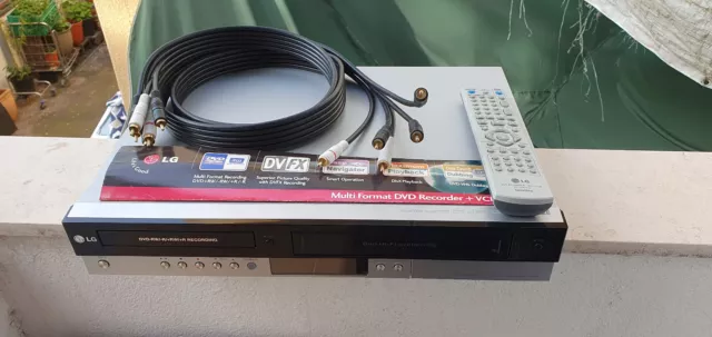 LG RC185 + FB - KOMBIGERÄT DVD RECORDER / HiFi Videorecorder VHS digitalisieren