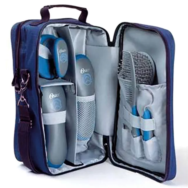 Complete Grooming Kit | OSTER Blue 7 Piece Horse Grooming Set and Case Free P&P