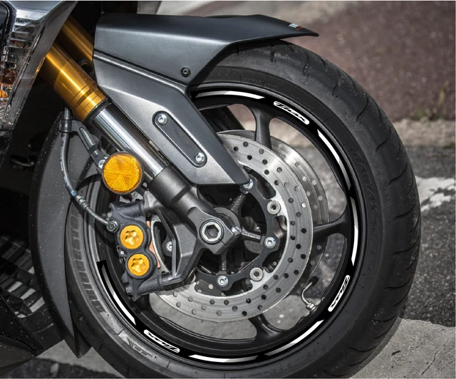 Lot De 2 Autocollants 3D Moto "TMAX" Orange - Décoration Carénage Scooter Yamaha Tmax 500 530