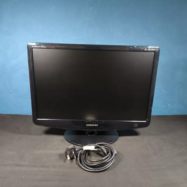 Samsung SyncMaster 2243BW 22" Widescreen LCD Monitor 1080p 60Hz 2ms PE22BS Black