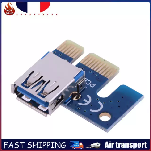 PCIe X1 Adapter PCI E 1X to USB 3.0 Female for PCI Express Riser Mining FR