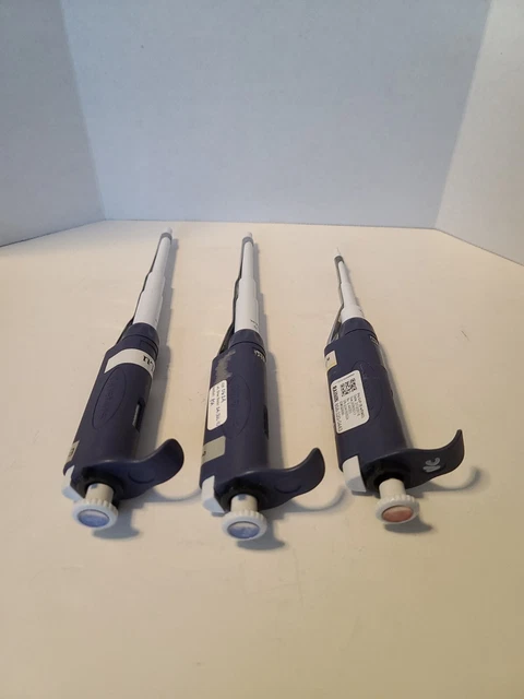 (2) Rainin Pipet Lite L1000 LTS + (1) Pipet Lite L20. Used. Free Shipping!