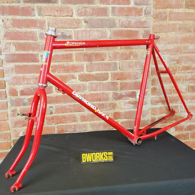 22& DIAMONDBACK TOPANGA Rigid Steel MTB Frameset 26" Wheel XC Bike h11