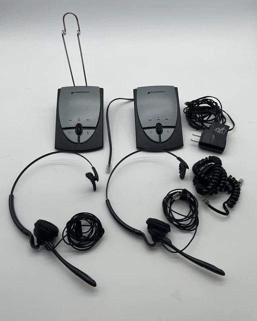 Plantronics Mono Headband Headsets for Office Telephone S12 Tested Working Used