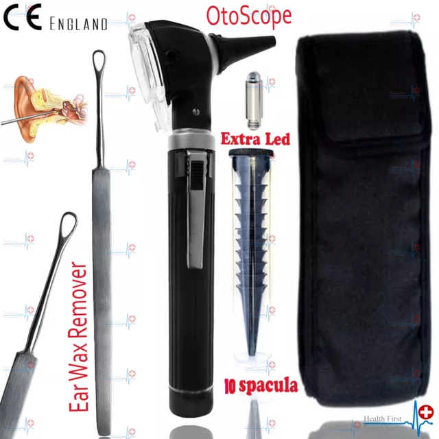 EAR WAX REMOVER & Otoscope MEDICAL EAR CLEANER SURGICAL PRODUCTS 14cm