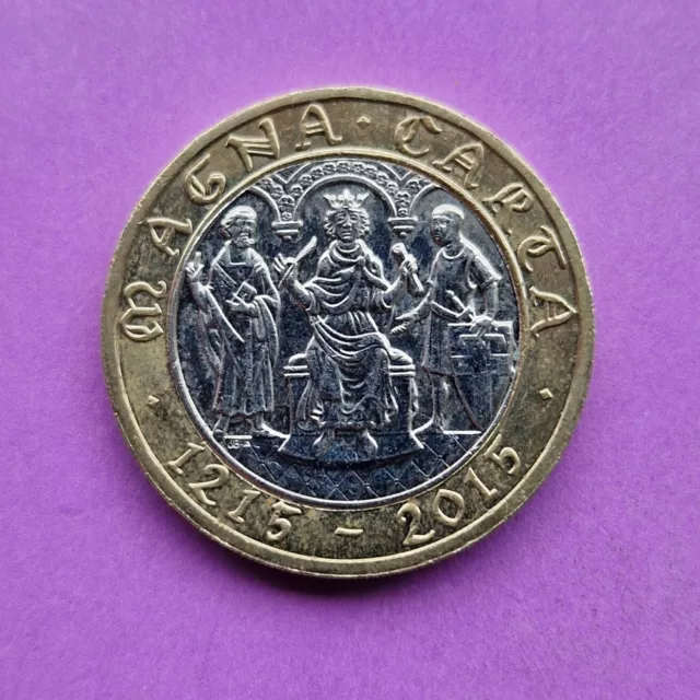 2015 Magna Carta £2 Two Pounds Circulated