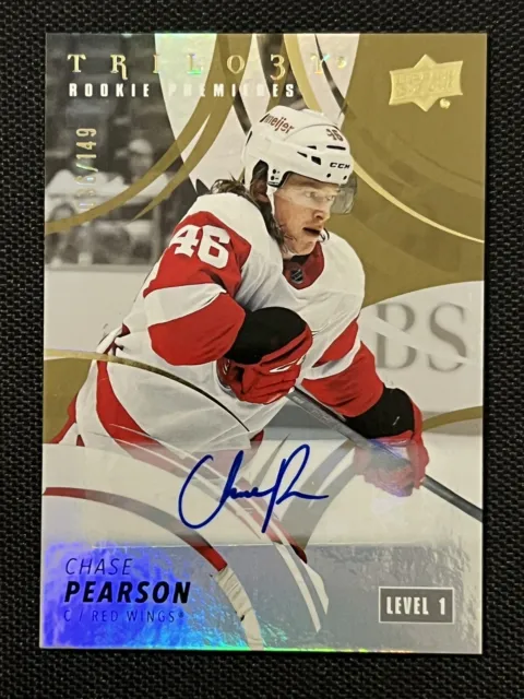 2022-23 Upper Deck Trilogy Rookie Premieres Auto Level 1 036/149 Chase Pearson