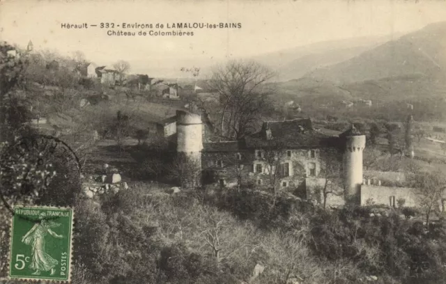 CPA Hérault - Environs de Lamalou-les-Bains Cháteau de Colombéres (172250)