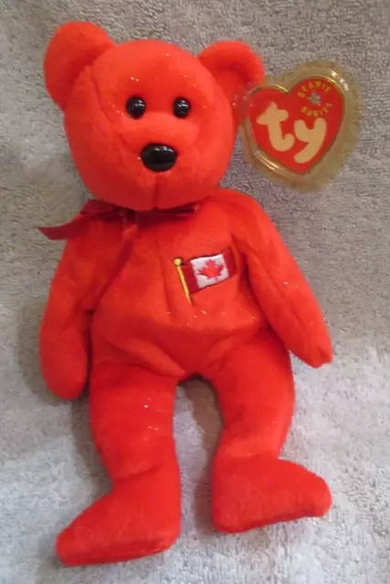 Ty Beanie Baby Pierre the Bear DOB May 4, 2001 MWMT Free Shipping