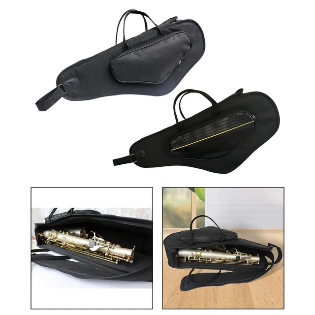 Sac de saxophone alto avec sac de tête de flûte Sax Bag Case Housse de