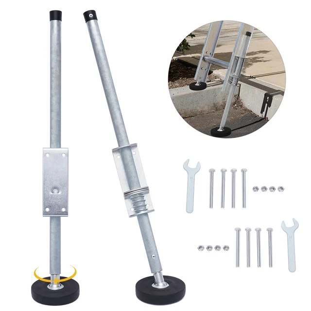 PAIR LADDER LEVELER fit Extension Ladders Stabilizer Leg Leveling Tool