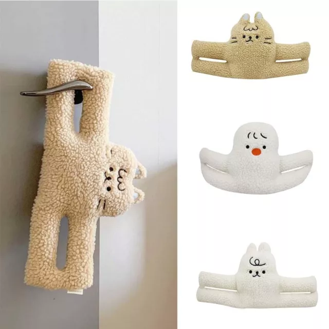 Sheep Fleece Baby Door Stopper Soft Door Lock Guard Cute Child Safety Mat  Home