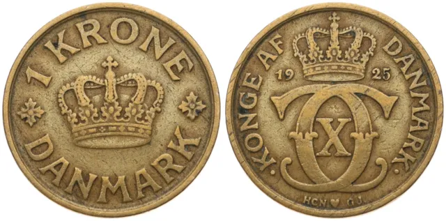 Dänemark - Denmark 1 Krone - Kroner 1925-1958 - verschiedene Jahrgänge
