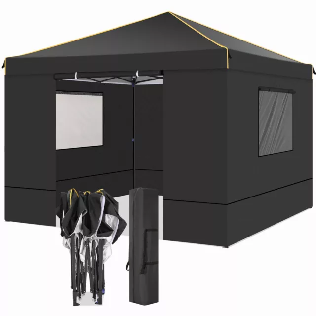 Pavillon 3x3m Faltpavillon Wasserdicht Popup Gartenpavillon Partyzelt Bierzelt