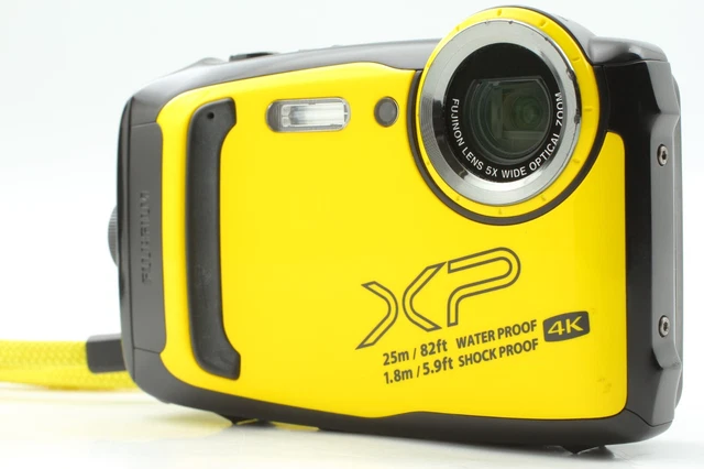 [COMO NUEVA] Cámara digital Fujifilm FinePix XP140 16 MP amarilla sin cargador de JAPÓN