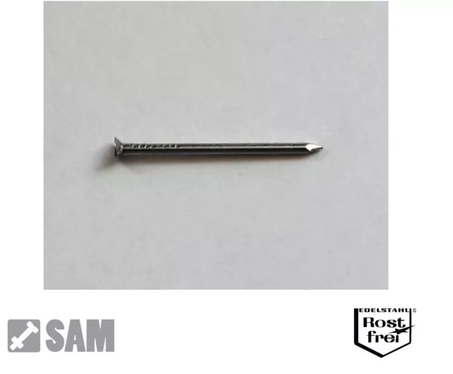 Drahtstifte / Nägel DIN 1151 Senkkopf EDELSTAHL A2 Ø1,4mm - 3,1mm