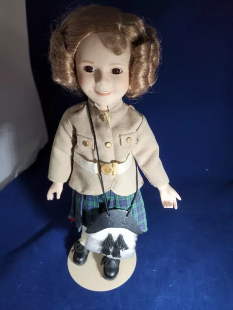 Shirley Temple - Vintage Silver Screen Doll-wee Willie Winkie.  Danbury Mint.