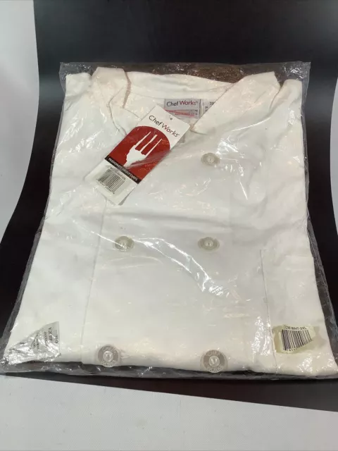 Chef Works Men's Le Mans Chef Coat White 3X-Large