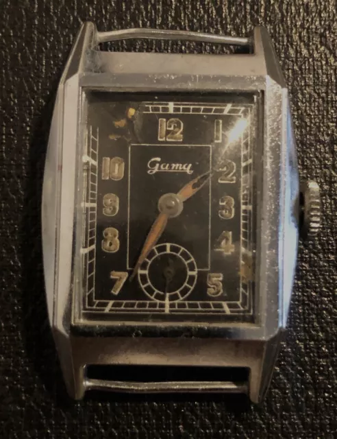 Gama - Uhr- Handaufzug - mechanische Uhr - 30/40er Jahre - Antik- selten