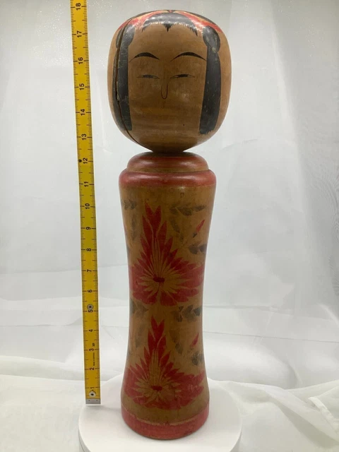 Poupée Kokeshi Hijiori En Bois – Sadao Kobayashi – Art Populaire Japonais