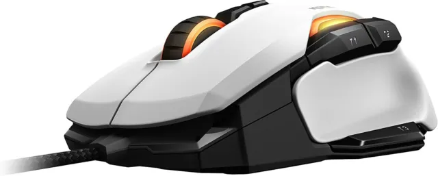 Maus Roccat Kone für PC OwlEye Optiksensor USB Kabelgebunden Weiß Eingabegerät
