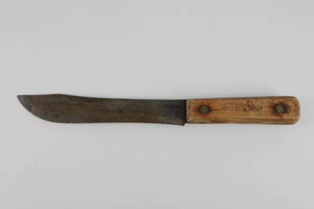 Vintage Ontario Knife Co Tru-Edge Old Hickory 7-Inch Butcher Knife
