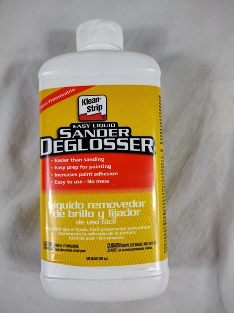 NEW KLEAN STRIP Liquid Sandpaper Sander Degreaser Deglosser 1 qt