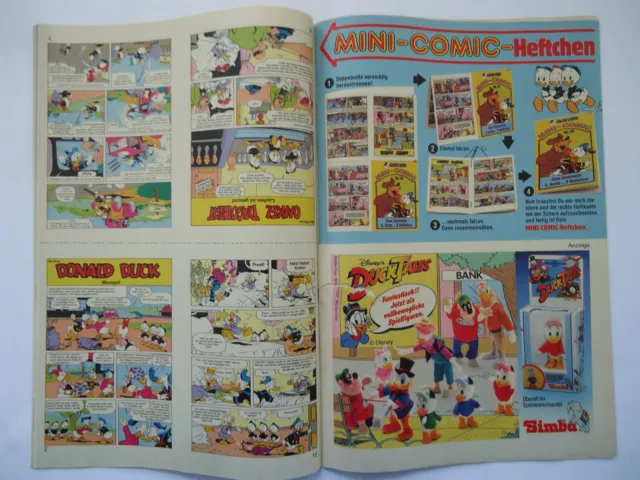 Micky Maus Heft Nr.49 vom 30.11.1989 mit Mini-Comic Nr.30 und Beilage 3