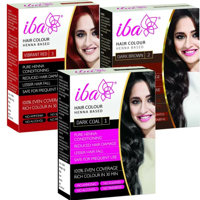 IBA HALAL HAIR Color/Colour Dark Coal Dark Brown | Heena Based - Vegan US  Seller $ - PicClick