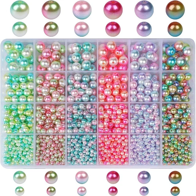 120 Perline In Argilla Polimerica A Forma Di Topo – 10 Mm Con Scatola Per Braccialetti Fai Da Te - 2