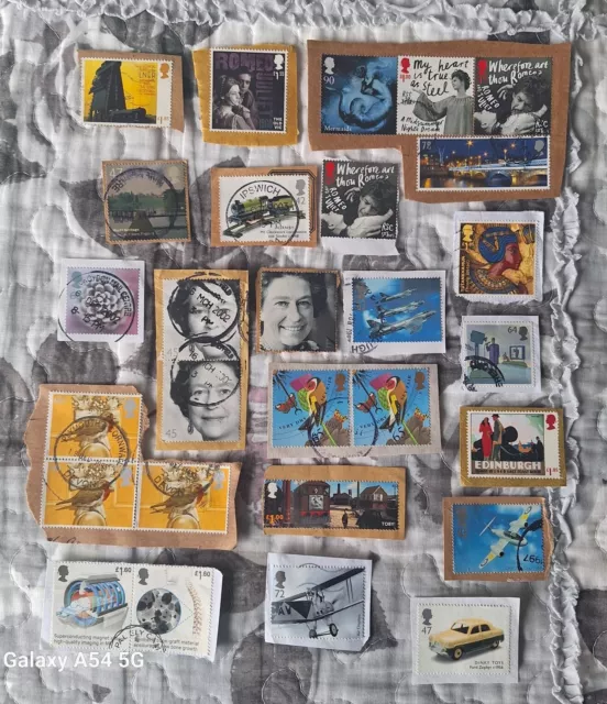 134 GB Commemoratives Good Used On Paper