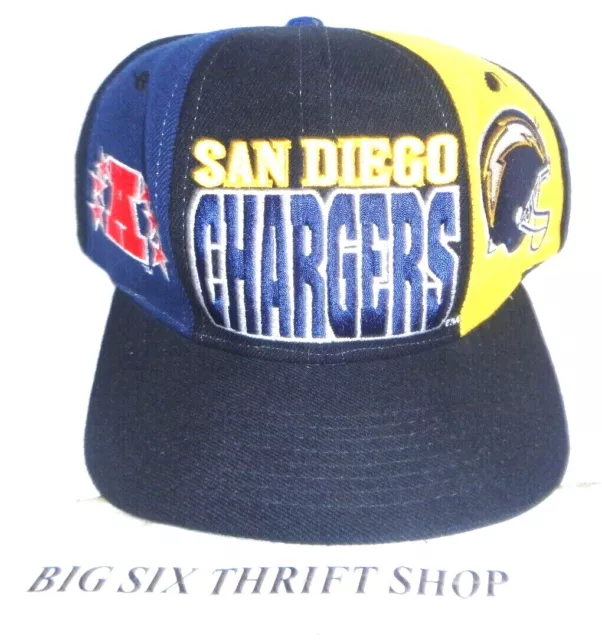 San Diego Chargers Team AFC NFL Drew Pearson Snapback Cap Hat Vintage