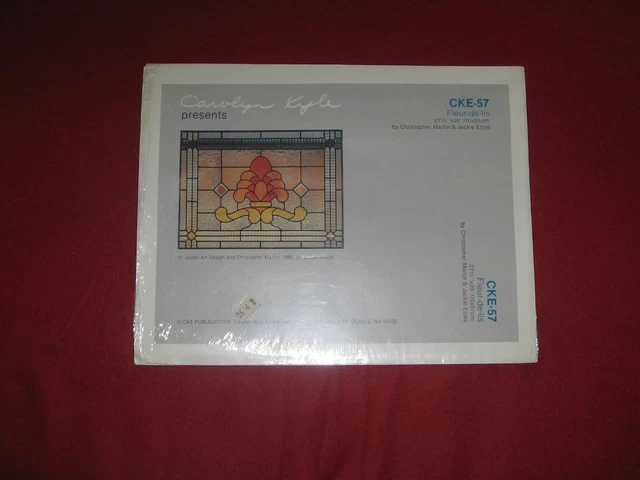 Tiffany-Vorlagen , Fensterbilder , Carolyn Kyle , CKE - 57