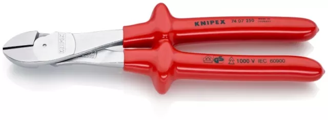 Knipex 74 07 250 Pince Tauchisoliert, Testé VDE Chromé 250