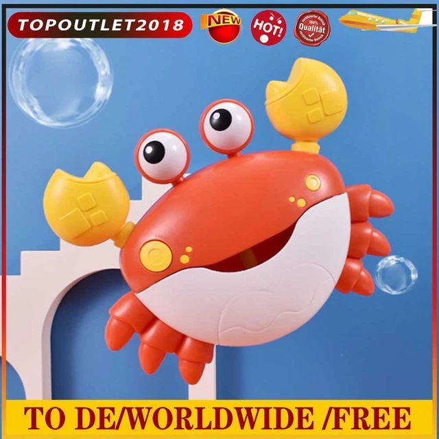 Bubble Crabs ABS Electronic Components Bathtub Soap Machine for Bathroom Playing