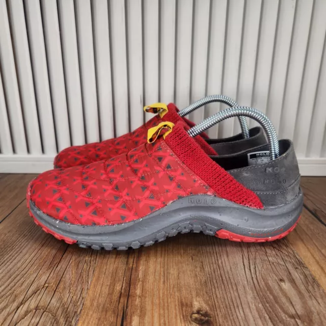 WOMENS 9 KOA x Holo Eco Red Quilted Slip On Hiking Trail Outdoors ...
