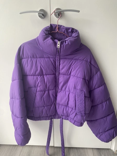 PULL AND BEAR woman s Cream Puffer Jacket UKS 20.00 PicClick UK