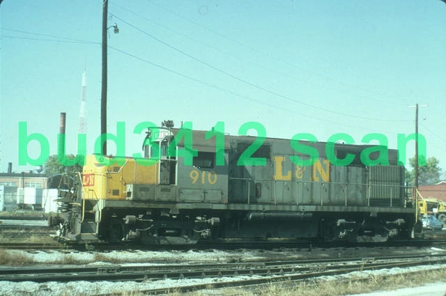 LN L&N Louisville & Nashville RS36 #910 at Atlanta GA 1975 DUPLICATE Slide!